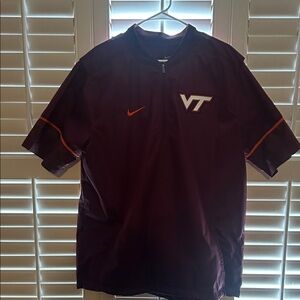 Nike Men's Burgundy VT Short Sleeve Jacket